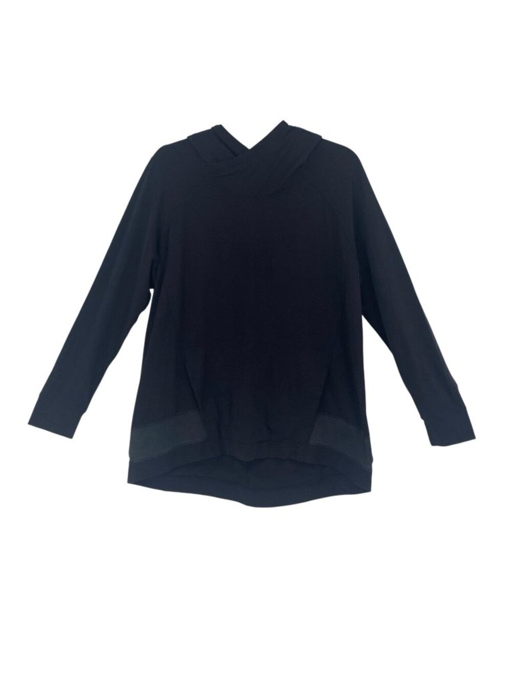 Lululemon Hoodie Womens Size 8 Black Starting Place Athletic Pullover Stretch
